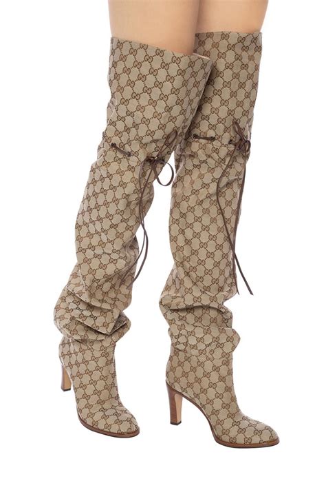 gucci nova boots|thigh high Gucci boots.